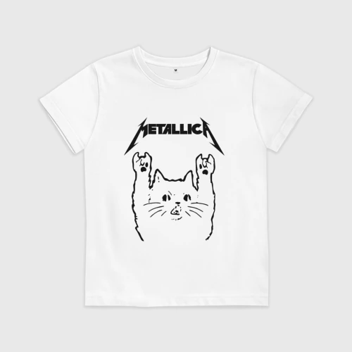 Детская футболка хлопок Metallica Металлика