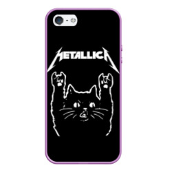 Чехол для iPhone 5/5S матовый Metallica Металлика