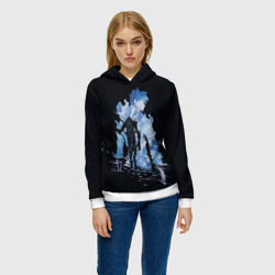 Женская толстовка 3D Solo leveling силуэт - фото 2