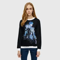 Женский свитшот 3D Solo leveling силуэт - фото 2