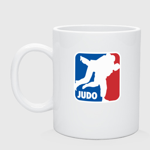 Кружка керамическая Judo - Sport, цвет белый
