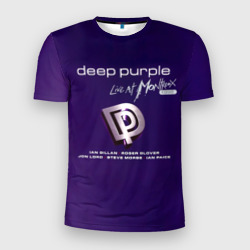 Мужская футболка 3D Slim Deep Purple - Live at Montreux 1996