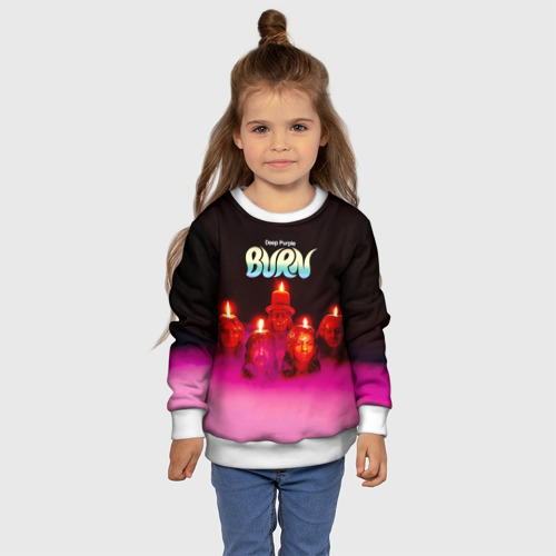 Детский свитшот 3D Deep Purple - Burn, цвет 3D печать - фото 7