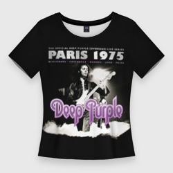 Женская футболка 3D Slim Deep Purple - Paris 1975