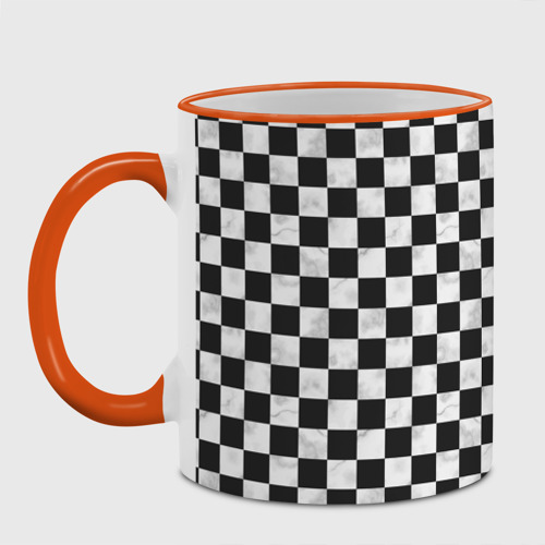 Кружка с полной запечаткой Шахматист, цвет Кант оранжевый - фото 2