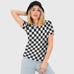 Женская футболка 3D Slim Шахматист - фото 2