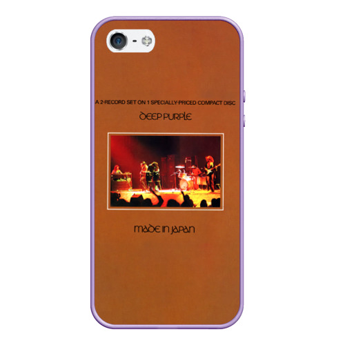 Чехол для iPhone 5/5S матовый Made in Japan - Deep Purple, цвет светло-сиреневый