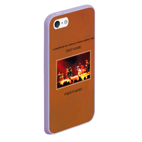 Чехол для iPhone 5/5S матовый Made in Japan - Deep Purple, цвет светло-сиреневый - фото 3