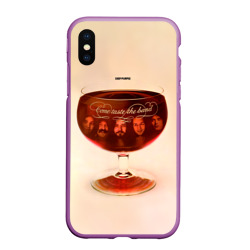 Чехол для iPhone XS Max матовый Come Taste the Band