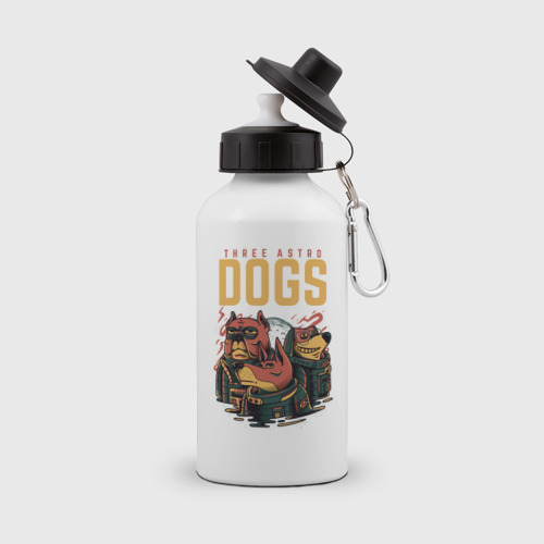 Бутылка спортивная Собаки космонавты