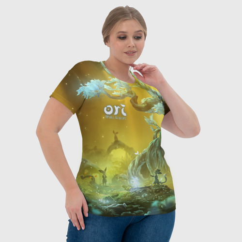 Женская футболка 3D с принтом Ori | Ori and the Will of the Wisps, фото #4