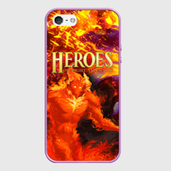 Чехол для iPhone 5/5S матовый HoM Огненный