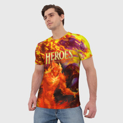 Мужская футболка 3D HoM Огненный - фото 2