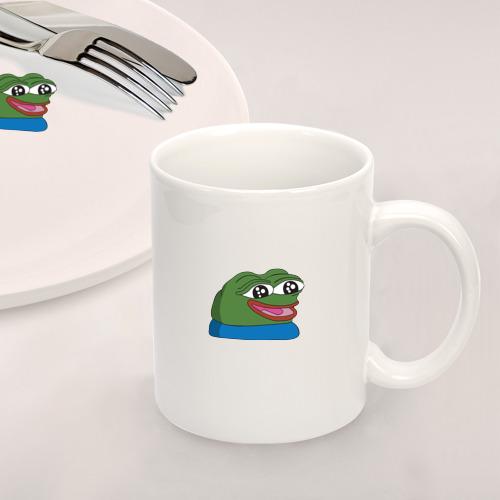 Набор: тарелка + кружка Pepe, pepe happy, Пепе хеппи - фото 2