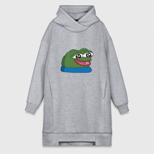 Платье-худи хлопок Pepe, pepe happy, Пепе хеппи, цвет меланж