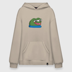 Худи SuperOversize хлопок Pepe, pepe happy, Пепе хеппи