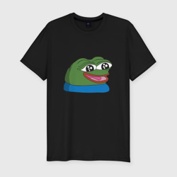 Приталенная футболка Pepe, pepe happy, Пепе хеппи  (Мужская)