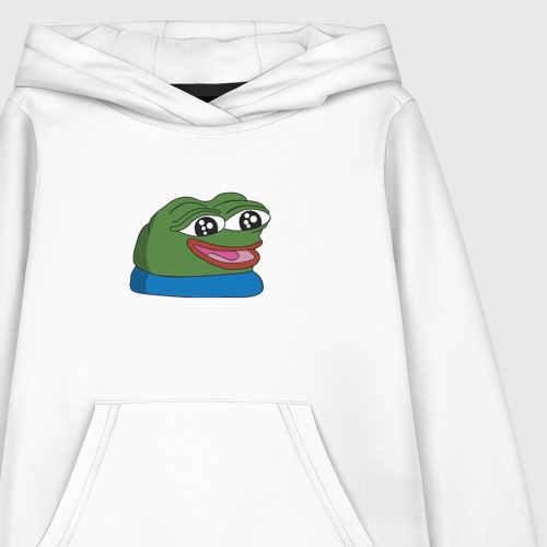 Детская толстовка хлопок Pepe, pepe happy, Пепе хеппи, цвет белый - фото 3