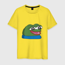 Мужская футболка хлопок Pepe, pepe happy, Пепе хеппи