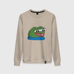 Женский свитшот хлопок Pepe, pepe happy, Пепе хеппи