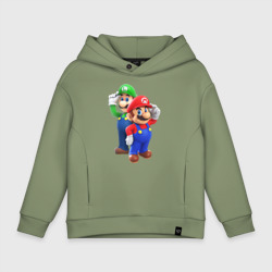 Детское худи Oversize хлопок Mario Bros