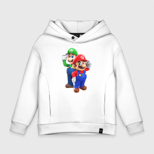 Детское худи Oversize хлопок Mario Bros