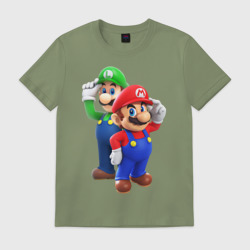 Мужская футболка хлопок Mario Bros