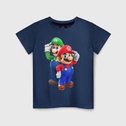 Детская футболка хлопок Mario Bros