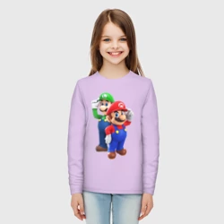 Детский лонгслив хлопок Mario Bros - фото 2