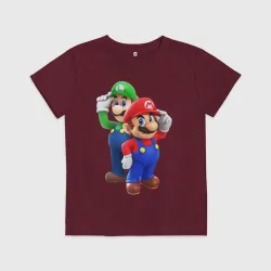 Детская футболка хлопок Mario Bros