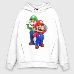 Мужское худи Oversize хлопок Mario Bros