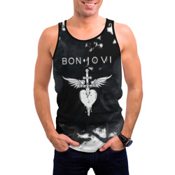 Мужская майка 3D Bon Jovi Бон Джови - фото 2