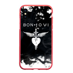 Чехол для iPhone XS Max матовый Bon Jovi Бон Джови