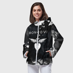 Женская ветровка 3D Bon Jovi Бон Джови - фото 2