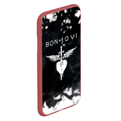 Чехол для iPhone XS Max матовый Bon Jovi Бон Джови - фото 2