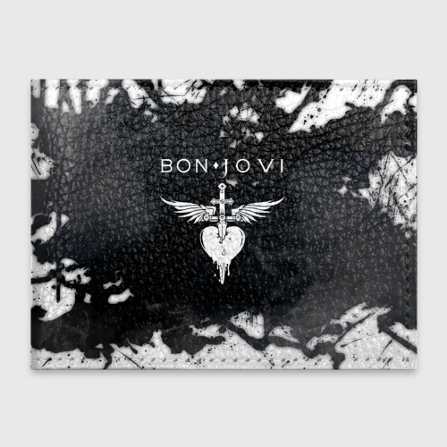 Обложка для студенческого билета Bon Jovi Бон Джови, цвет бирюзовый