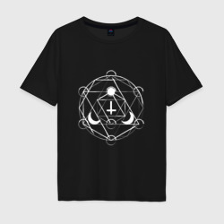 Мужская футболка хлопок Oversize Occult Mandala
