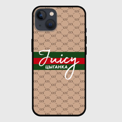 Чехол iPhone 13 Juicy цыганка Gucci