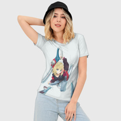 Женская футболка 3D Slim Рика Каваи - фото 2