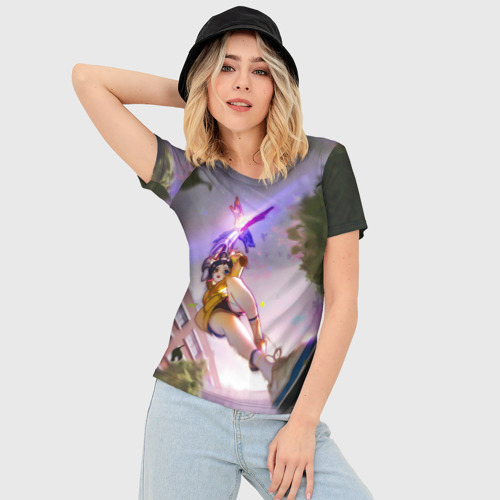 Женская футболка 3D Slim Ай Ото. Приоритет Чудо-Яйца, цвет 3D печать - фото 3