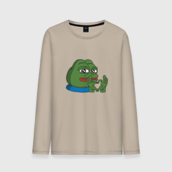 Мужской лонгслив хлопок Pepe, pepe love, Пепе лов