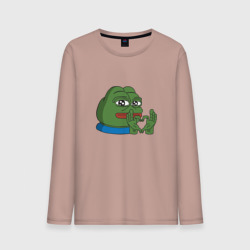 Мужской лонгслив хлопок Pepe, pepe love, Пепе лов