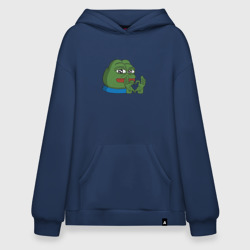 Худи SuperOversize хлопок Pepe, pepe love, Пепе лов