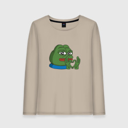 Женский лонгслив хлопок Pepe, pepe love, Пепе лов