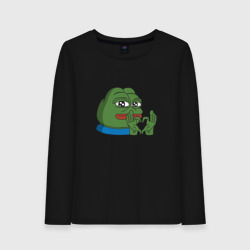 Женский лонгслив хлопок Pepe, pepe love, Пепе лов