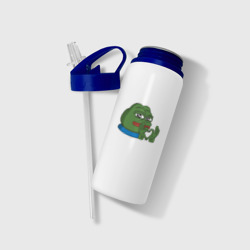 Бутылка для воды с трубочкой Pepe, pepe love, Пепе лов - фото 2