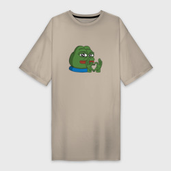 Платье-футболка хлопок Pepe, pepe love, Пепе лов