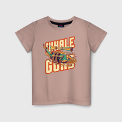 Детская футболка хлопок Боевой кит