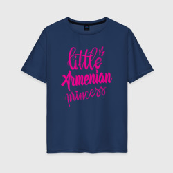Армянская Принцесса – Женская футболка хлопок Oversize с принтом купить со скидкой в -16%