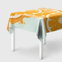 Скатерть 3D Апельсин orange